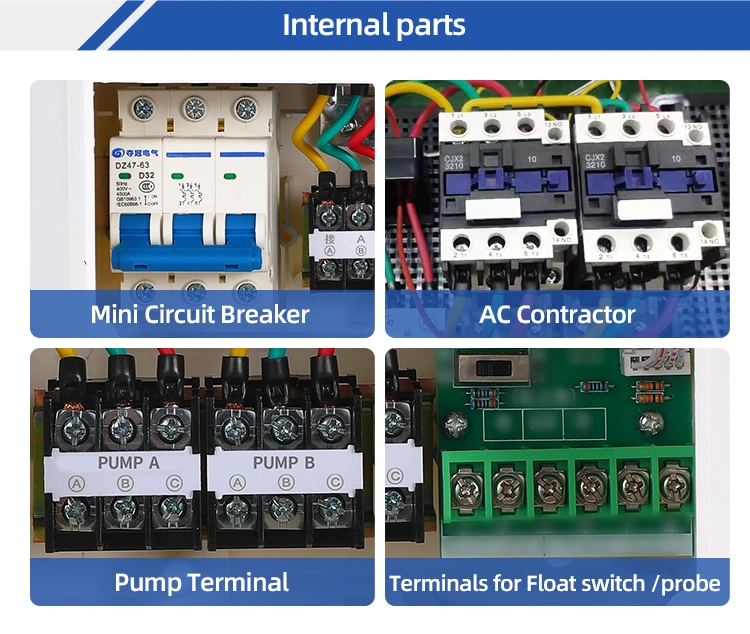 Outdoor 25HP Three Phase Duplex Water Pump Motor Starter Controller